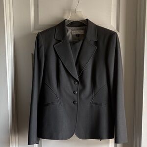Tahari Charcoal Blazer